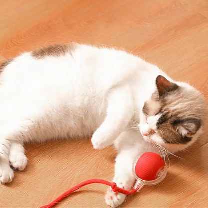 Solopet Akıllı İnteraktif Kedi Köpek Oyun Topu - Otomatik Hareketli ve LED Işıklı